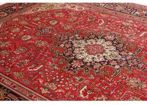 Tappeto Tabriz Stilizzato Rosso Blu Scuro 200x288 Cm