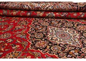 Tappeto Ardakan Medaglione Floreale Rosso Blu Scuro 290x397 Cm