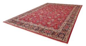 Tappeto Mashad Floreale Rosso Blu Scuro 295x388 Cm