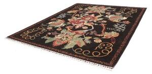 Tappeto Zigler Fine Floreale Nero Rosso 249x280 Cm