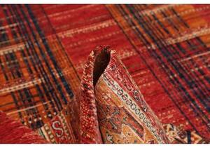 Tappeto Gabbeh Nova Geometrico Rosso Blu 240x306 Cm