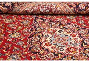 Tappeto Ardakan Medaglione Floreale Rosso Blu Scuro 203x308 Cm