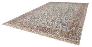 Tappeto Kashan Floreale Celeste Beige 303x410 Cm
