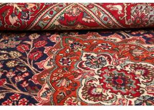 Tappeto Tabriz Medaglione Floreale Rosso Blu 200x300 Cm