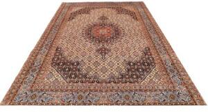 Tappeto Moud Stilizzato Blu Notte Rosso Ruggine 207x308 Cm