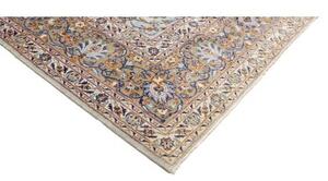 Tappeto Kashan Floreale Celeste Beige 303x410 Cm