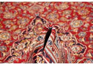 Tappeto Ardakan Medaglione Floreale Rosso Blu Scuro 203x308 Cm