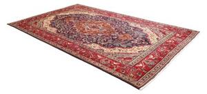Tappeto Tabriz Medaglione Floreale Rosso Blu 200x300 Cm