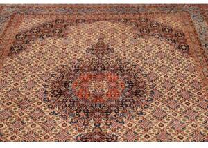 Tappeto Moud Stilizzato Blu Notte Rosso Ruggine 207x308 Cm