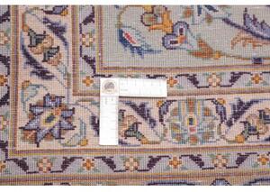 Tappeto Kashan Floreale Celeste Beige 303x410 Cm