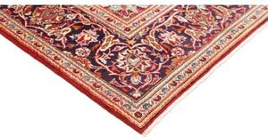 Tappeto Ardakan Medaglione Floreale Rosso Blu Scuro 203x308 Cm