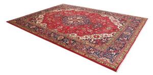 Tappeto Tabriz Stilizzato Rosso Blu Scuro 248x342 Cm