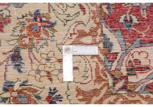 Tappeto Nadjafabad Medaglione Floreale Avorio Rosso 238x370 Cm