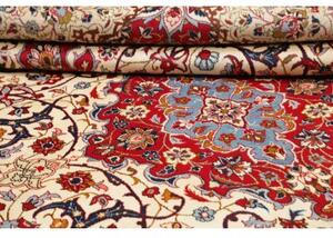 Tappeto Nadjafabad Medaglione Floreale Avorio Rosso 238x370 Cm