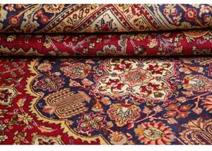 Tappeto Tabriz Medaglione Floreale Rosso Avorio 252x345 Cm