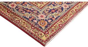 Tappeto Tabriz Medaglione Floreale Rosso Avorio 252x345 Cm