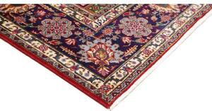 Tappeto Tabriz Medaglione Rosso Blu Scuro 243x330 Cm