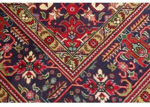 Tappeto Tabriz Stilizzato Rosso Blu Scuro 248x342 Cm
