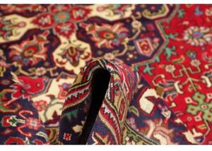Tappeto Tabriz Stilizzato Rosso Blu Scuro 248x342 Cm
