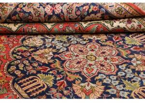 Tappeto Tabriz Medaglione Floreale Rosso Corallo Avorio 293x386 Cm