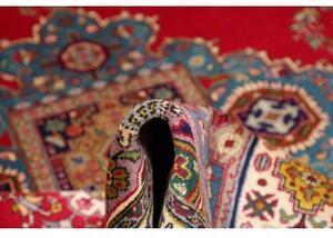 Tappeto Tabriz Medaglione Rosso Blu Scuro 243x330 Cm