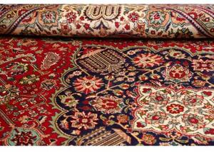 Tappeto Tabriz Medaglione Floreale Rosso Blu Scuro 255x364 Cm