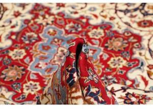 Tappeto Nadjafabad Medaglione Floreale Avorio Rosso 238x370 Cm