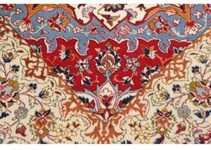 Tappeto Nadjafabad Medaglione Floreale Avorio Rosso 238x370 Cm