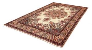 Tappeto Tabriz Medaglione Floreale Beige Blu 198x304 Cm
