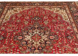 Tappeto Tabriz Stilizzato Rosso Blu Scuro 195x288 Cm