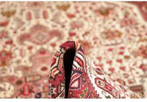 Tappeto Tabriz Stilizzato Rosso Avorio 202x298 Cm
