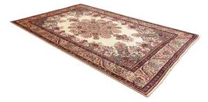 Tappeto Tabriz Medaglione Floreale Beige Blu 198x304 Cm
