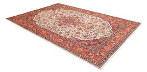 Tappeto Tabriz Stilizzato Rosso Avorio 202x298 Cm