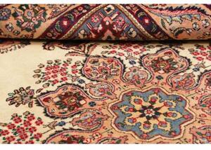 Tappeto Tabriz Medaglione Floreale Beige Blu 198x304 Cm