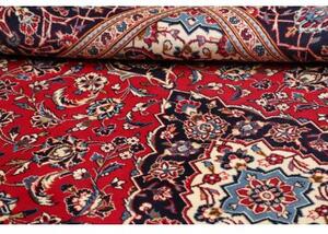 Tappeto Ardakan Medaglione Floreale Rosso Blu Scuro 197x312 Cm