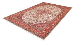 Tappeto Tabriz Stilizzato Rosso Avorio 202x298 Cm