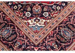 Tappeto Ardakan Medaglione Floreale Rosso Blu Scuro 197x312 Cm