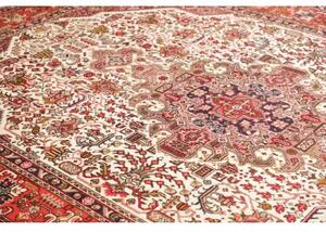 Tappeto Tabriz Stilizzato Rosso Avorio 202x298 Cm