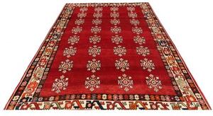 Tappeto Shiraz Stilizzato Rosso Avorio 208x300 Cm