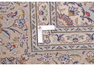 Tappeto Kashan Medaglione Floreale Avorio Beige 290x400 Cm