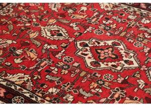 Tappeto Hamadan Stilizzato Rosso Avorio 108x155 Cm