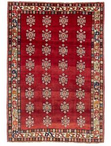 Tappeto Shiraz Stilizzato Rosso Avorio 208x300 Cm