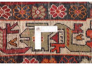 Tappeto Shiraz Stilizzato Rosso Avorio 208x300 Cm