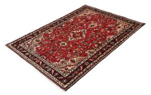 Tappeto Hamadan Stilizzato Rosso Avorio 108x155 Cm