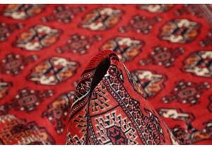 Tappeto Torkaman Stilizzato Rosso Blu Scuro 150x217 Cm