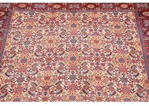 Tappeto Sarough Stilizzato Rosso Beige 102x150 Cm