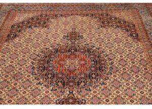 Tappeto Moud Medaglione Floreale Beige Blu Scuro 207x303 Cm