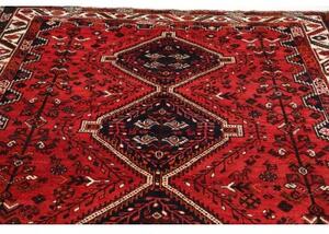 Tappeto Shiraz Stilizzato Rosso Blu Scuro 225x318 Cm