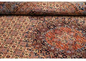 Tappeto Moud Medaglione Floreale Beige Blu Scuro 207x303 Cm