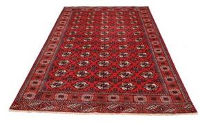 Tappeto Torkaman Stilizzato Rosso Blu Scuro 150x217 Cm